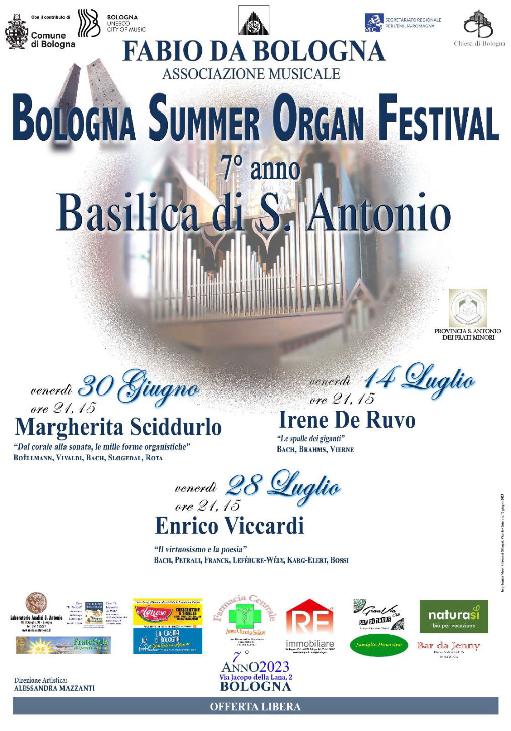 Bologna Summer Organ Festival 2023