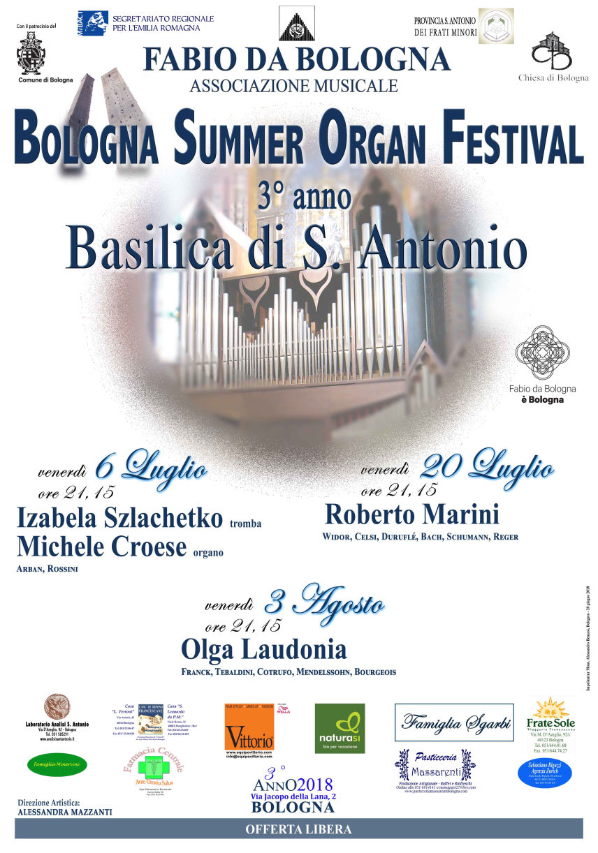 Bologna Summer Organ Festival 2018