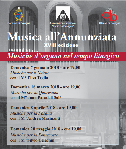 Locandina Musiche all'Annunziata 2018