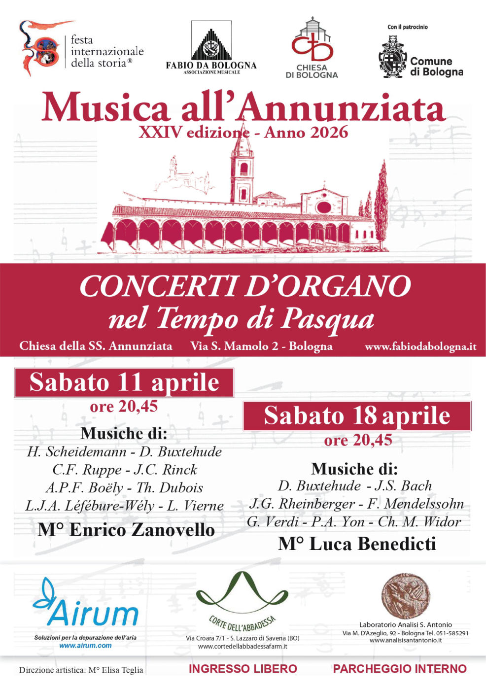 Musica all'Annunziata 2026